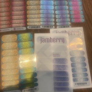 Jamberry ombré sparkle/glitter wraps